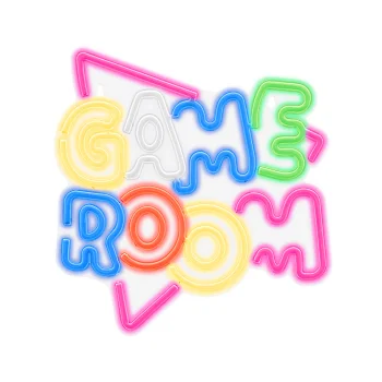 Neolia PLEXI LED Neon Light GAME ROOM, Multicolor