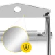 Double Triangle Cable Attachment Handle 4FIZJO, Silver