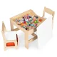 Ecotoys ZKC-1C Children\'s Furniture Set with Chalkboard Table and 2 Chairs