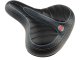 Gel Bicycle Saddle, Bike Seat with Built-in Springs, Black