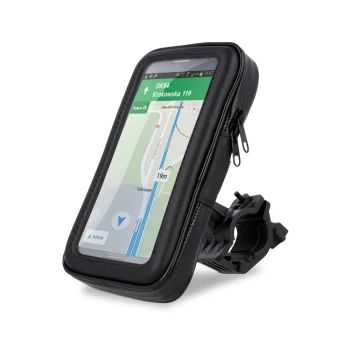 Maxlife Waterproof Motorcycle Bike Handlebar Mount Holder, Size XL 16,8 x 9,2 x 2,5 cm