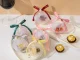 Clear Fillable Christmas Ornaments 8cm, Shatterproof Plastic Baubles, 12 Pack