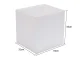 Large Storage Box for Clothes and Bedding, 31x34x33 cm, White