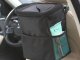 Leakproof Car Trash Can and Seat Back Organizer, Black