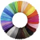 Kruzzel PLA Filament Set for 3D Pens 30 pcs x 10m 19877