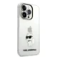 Karl Lagerfeld Ikonik Choupette Case for iPhone 14 Pro - Transparent