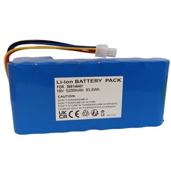 Husqvarna 588146401 Battery, 18V, 5.2Ah, Li-ion for Robotic Lawn Mowers