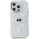 Karl Lagerfeld iPhone 15 Pro Max Case IML Metal Karl Head MagSafe, White