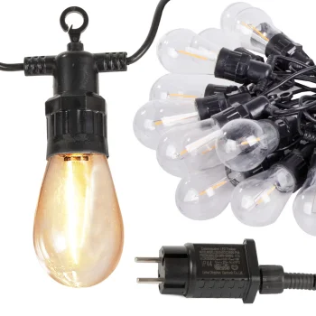Garden Light String 15 LED, Warm White, 15m