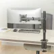 Maclean MC-753N Desk Monitor Mount 17-32\", 9kg, Black
