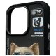 Nimmy Cool&Cute 2.0 Dog Phone Case Cover iPhone 16 Pro Max - Black