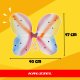 Kruzzel 26742 Butterfly Costume for Kids, 6 Pieces, Multicolor