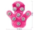 Manual Body Massager with 9 Metal Roller Balls, Pink
