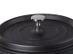 Casserole Pot with Non-Stick Coating and Lid, 4L, Induction/Gas, Black