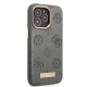 Guess Peony Logo Plate MagSafe Case for iPhone 13 / 13 Pro - Grey