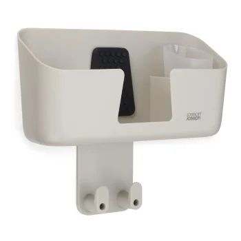 Joseph Joseph IronHub Wall-Mounted Iron Storage Caddy, Ecru