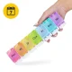 4Fizjo EASY Weekly Pill Organizer, Multicolor