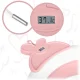 Ricokids RK-282 Foldable Baby Bathtub with Thermometer, White/Pink