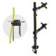 Maclean MC-967 galda stiprinājums 2 monitoriem, 13-27\", 9kg, VESA 100x100