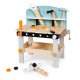 ECOTOYS Wooden Kids Workbench with Tools, 38-Piece Set