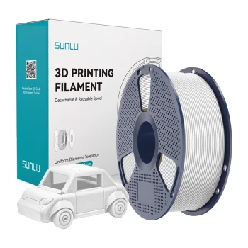 Sunlu PETG W 3D Printer Filament, White