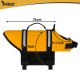 Purlov Dog Life Jacket, Size S, Yellow