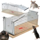Large Humane Rat Trap XL Live Animal Cage for Rodents and Mice