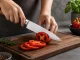 Kitchen Knife Set with Peeler, 6 Pieces, Stainless Steel, Silver