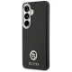 Guess Rhinestone Round Logo MagSafe Case for Samsung Galaxy S26, Black