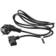 Maclean MCTV-802 Angled Power Cable, 3-Pin, EU Plug, 1.5m