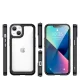 Outer Space Case for iPhone 14 Plus Hard Cover with Gel Frame, Black