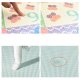 NICEKIDS Double-sided Foldable Foam Play Mat Pad Rug for Children, Alphabet/Owls, 200x150cm