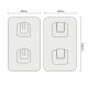 Promedix PR-475 Self-Adhesive Wall Mounting Kit for Dispenser