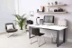 ModernHome computer desk for home or office, white
