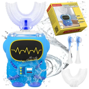 Kruzzel Kids Sonic Toothbrush (Robot, 5 Modes)