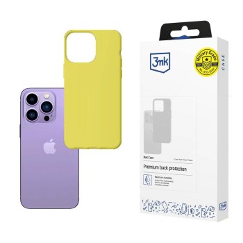Phone Case Cover iPhone 14 Pro from the 3mk Matt Case series - lime green
