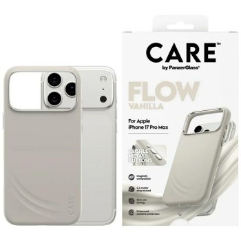 CARE by PanzerGlass FLOW MagSafe Phone Case Cover iPhone 17 Pro Max - Beige