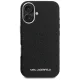 iPhone 16 Case Karl Lagerfeld FW Stamped Karl MagSafe, Black