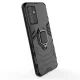 Ring Armor Case for Samsung Galaxy A72 4G with Kickstand, Black