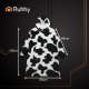 Ruhhy Oversized Blanket Hoodie XXL, Warm Wearable Blanket, Black and White