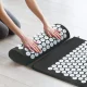 Acupressure Massage Mat + pillow (65x 40cm, Black)