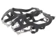 Ice Cleats for Shoes and Boots, 18 Spikes for Hiking on Snow and Ice, Size 40-45