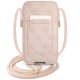 Guess 4G Big Metal Logo 6.7\'\' Phone Handbag, Pink