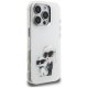 Karl Lagerfeld IML Aquarelle Karl & Choupette & Logo Phone Case Cover iPhone 16 Pro Max - White