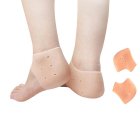Silicone Gel Heel Protectors for Cracked Heels, Beige