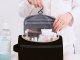 Hanging Travel Toiletry Bag Organizer for Men & Women, Waterproof, Black