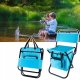 Gotel L18F Folding Camping Chair with Cooler Bag and Backrest