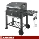 Kaminer Garden Charcoal Grill with Lid and Cast Iron Grate 116x55x110cm
