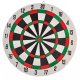 Double Sided Dart Board 30cm with 3 Steel Tip Darts for Adults and Kids