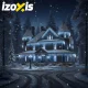 Izoxis 500 LED Icicle Lights 22.5m IP44, Cold White